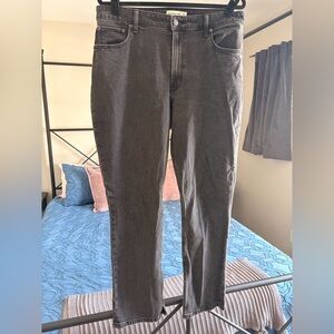 Abercrombie & Fitch Black Straight High-Rise Jeans